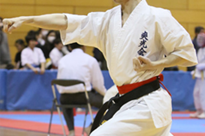 山梨県甲府市の空手道場空手道爽光会の代表者から少年部へのメッセージ